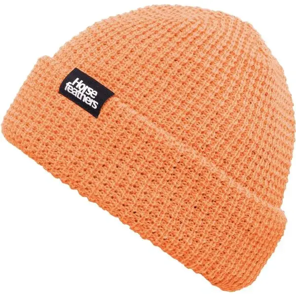 Horsefeathers BUNA Dámská zimní čepice, oranžová, velikost