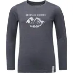 LOAP BIVOR Chlapecké volnočasové tričko, tmavě modrá, velikost 158-164