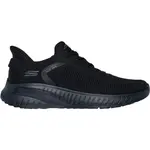 Skechers BOBS SQUAD CHAOS - SOLID STEP Pánská vycházková obuv, černá, velikost