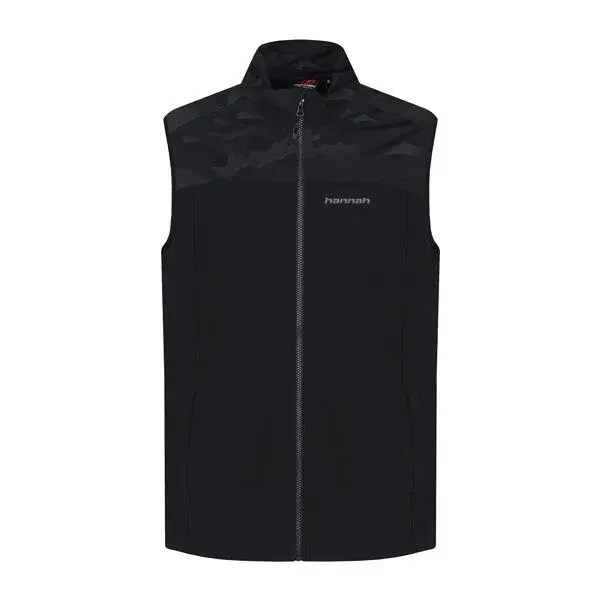 Hannah EDDIE Pánská softshellová vesta, černá, velikost