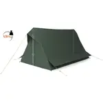 Crossroad ALTON 2 Outdoorový stan stavěný na trekové hole, tmavě zelená, velikost