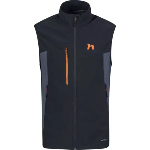 Hannah CARSTEN VEST Pánská softshellová vesta, černá, velikost