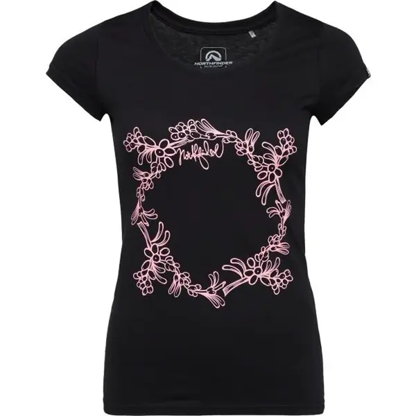 Northfinder RIKKI Dámské triko, černá, velikost