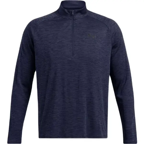 Under Armour TECH TEXTURED Pánské tričko, tmavě modrá, velikost M