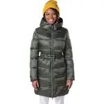 Rossignol LIGHT HOODIE COAT W Volnočasový dámský kabát, tmavě zelená, velikost