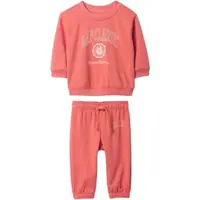GAP FRENCH NOVELTY Dětský mikinový set, oranžová, velikost