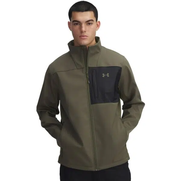Under Armour STORM SHIELD 2.0 Pánská bunda, tmavě zelená, velikost