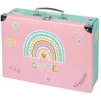 BAAGL DUHA Skládací školní kufřík, růžová, velikost