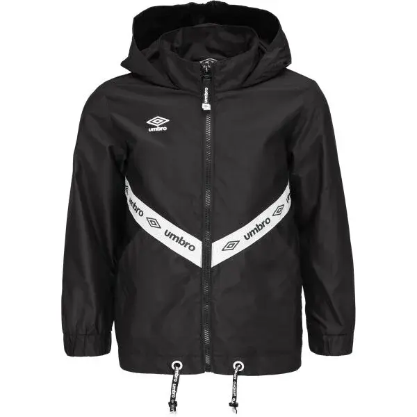 Umbro WADE Chlapecká šusťáková bunda, černá, velikost 116-122