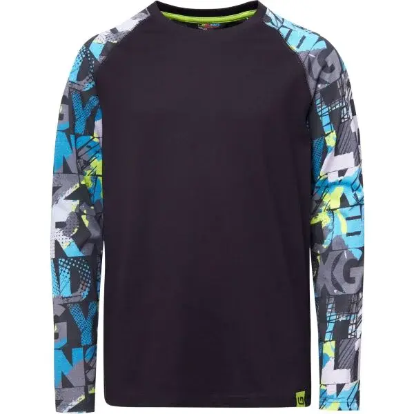 Lewro DIOGO Chlapecké triko, černá, velikost 164-170