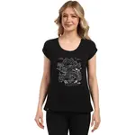 KILPI ROANE Dámské tričko z bavlny, černá, velikost