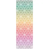 YOGGYS TRAVEL YOGA MAT 1.5 MM Podložka na jógu cestovní, růžová, velikost