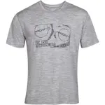 PROGRESS AORAKI Pánské merino triko, šedá, velikost