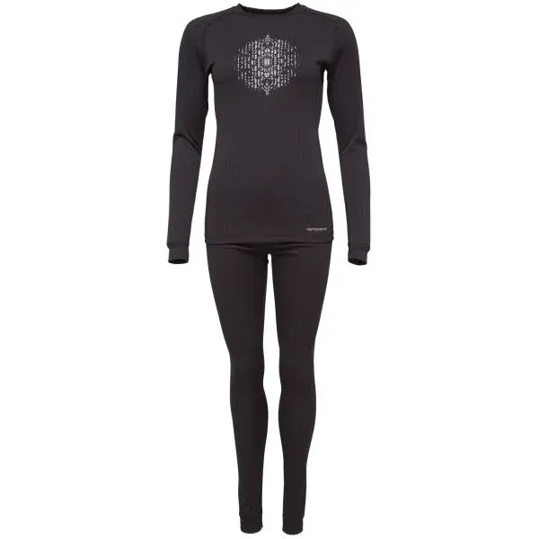 Arcore LAZENA Dámský dvoudílný set, černá, velikost XXL