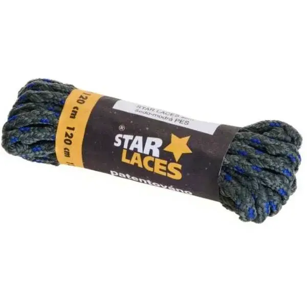 PROMA STAR LACES SLIM 120 CM Tkaničky, šedá, velikost