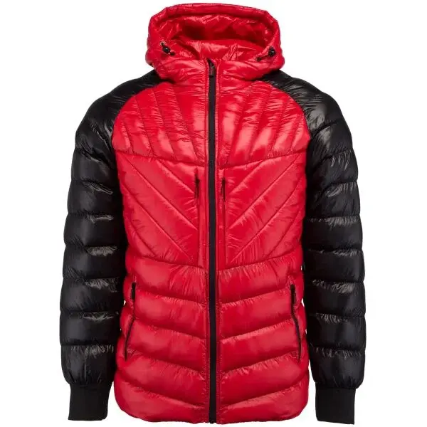 Umbro WILF Lehká pánská prošívaná bunda, červená, velikost