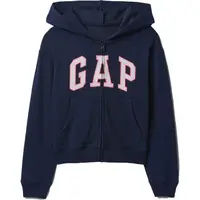 GAP V-FRCH LOGO Dívčí mikina s logem, tmavě modrá, velikost