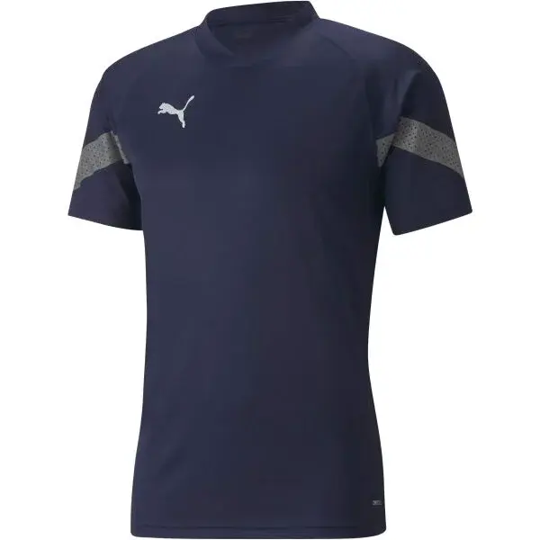 Puma TEAMFINAL TRAINING JERSEY TEE Pánské sportovní triko, tmavě modrá, velikost
