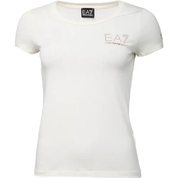 EA7 T-SHIRT Dámské tričko, bílá, velikost