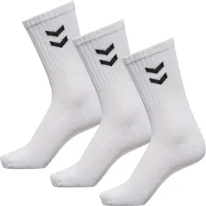 Hummel 3-PACK BASIC SOCK Ponožky, bílá, velikost