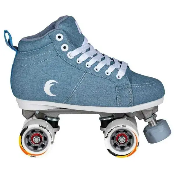 Powerslide CHAYA QUAD DENIM Retro kolečkové brusle, světle modrá, velikost