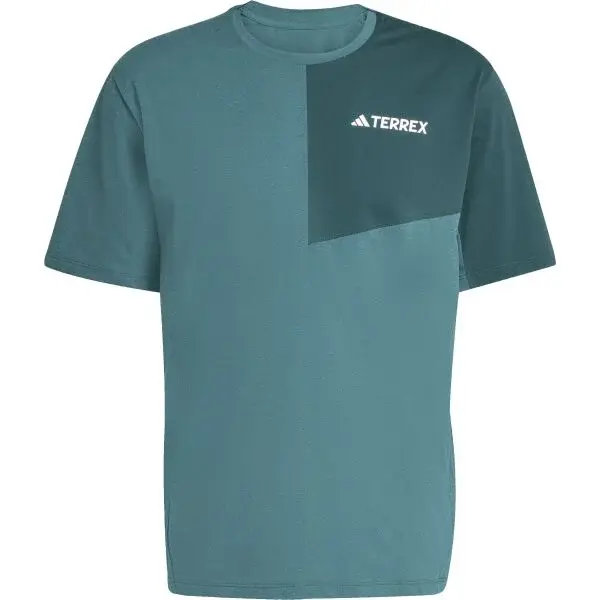 adidas TERREX MULTI TEE Pánské sportovní triko, zelená, velikost