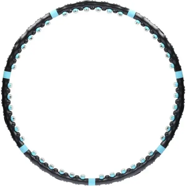 HMS HHP006 Masážní hula hoop obruč, černá, velikost