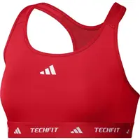 adidas TECHFIT MEDIUM-SUPPORT BRA Dámská podprsenka, červená, velikost