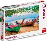 Puzzle Rybářské loďky 2000 dílků