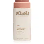 Attitude Oceanly Plastic Free Makeup tuhá krémová tvářenka pro suchou až citlivou pleť odstín Rose 8.5 g
