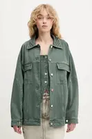 Bavlněná bunda Stine Goya zelená barva, přechodná, SG-PF25-J049-2393