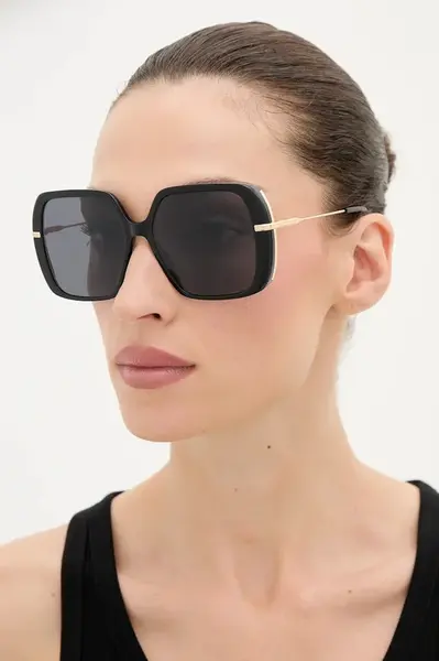 Sluneční brýle BOSS dámské, černá barva, BOSS 1782/S