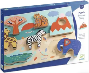 Vkládačka Příběh ze savany