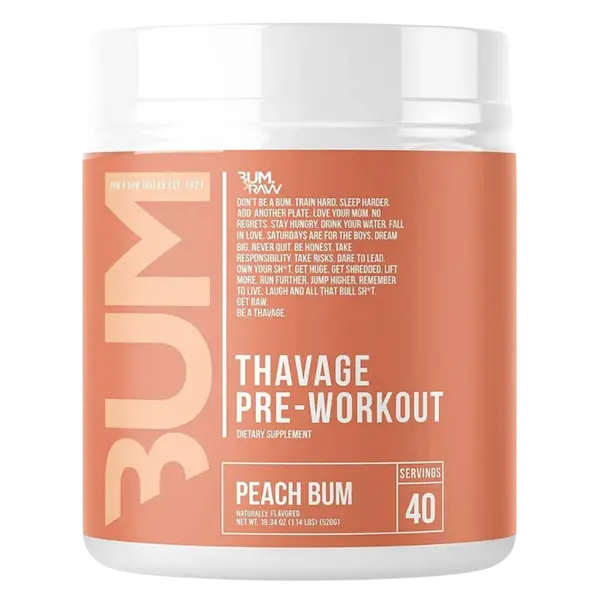 Raw Nutrition Thavage Pre-Workout 520g - ostružinová limonáda