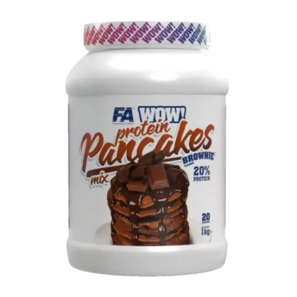 Fitness Authority Protein Pancakes 1000g - bílá čokoláda, kokos