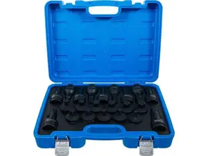 BGS Technic BGS 6185 Zástrčné bitové hlavice 3/4" HEX  + Torx rázové (Sada 22 dílů)