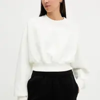 Mikina adidas All SZN dámská, béžová barva, hladká, JV9893