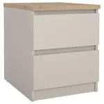 Boxxx NOČNÍ STOLEK, barvy dubu, kašmírová, 40,4/49,5/50 cm