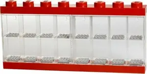 LEGO sběratelská skříňka na 16 minifigurek - červená