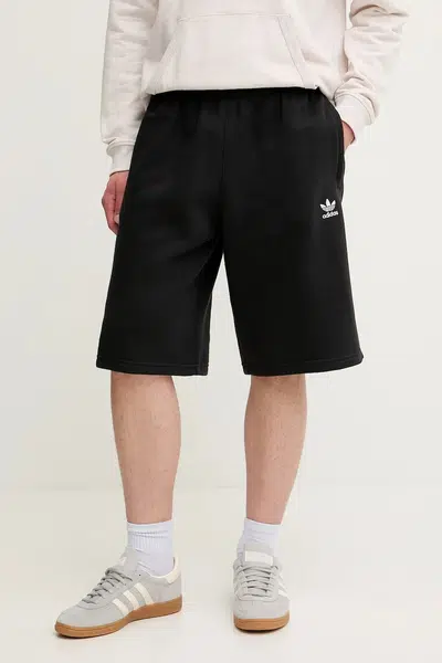 Kraťasy adidas Originals Essentials pánské, černá barva, JV6054