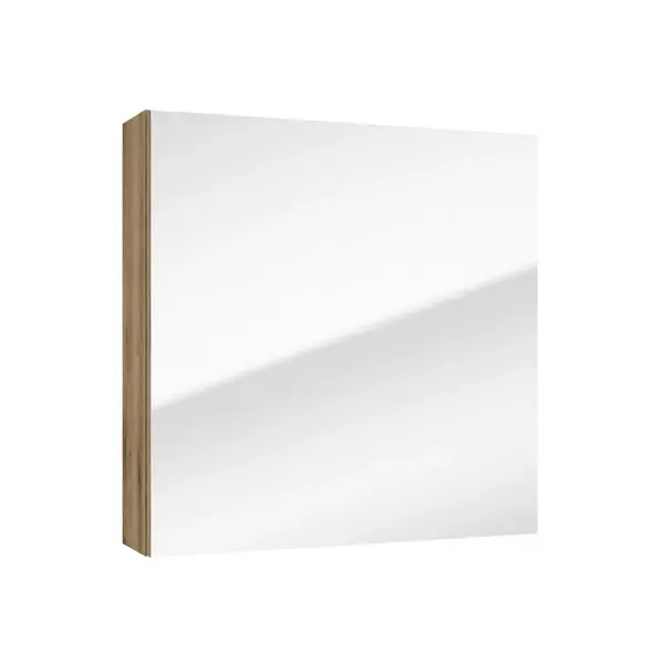 MID.YOU ZRCADLOVÁ SKŘÍŇKA, barvy dubu, 60/60/15 cm