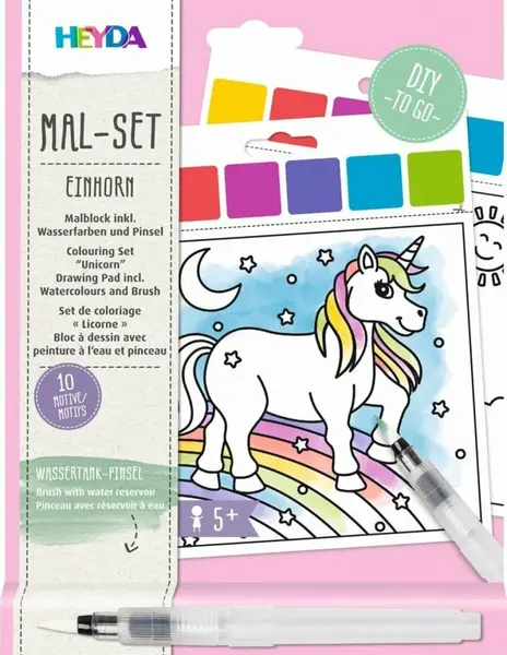 10 omalovánek - jednorožci