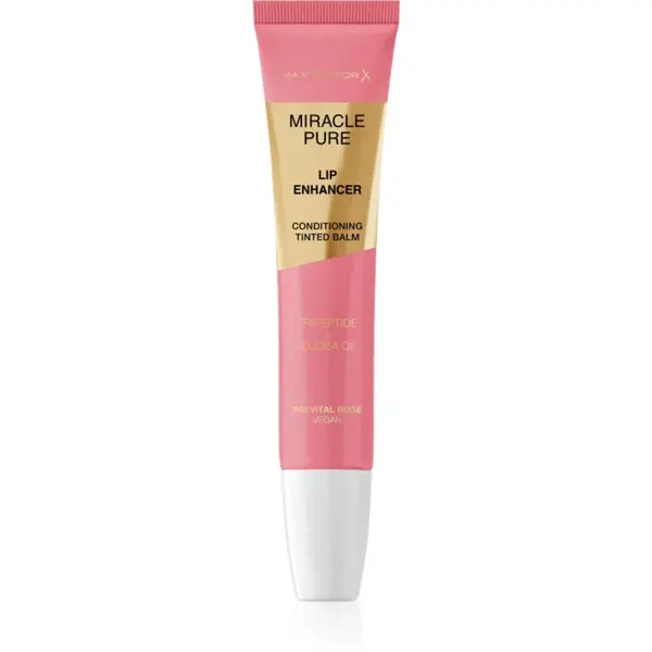 Max Factor Miracle Pure Lip Enhancer hydratační lesk na rty odstín 040 Vital Rose 12 ml