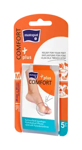 Matopat Comfort Plus hydrokoloidní náplasti M 29 x 59 mm 5 ks