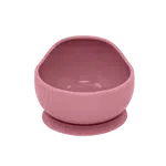 PETITE&MARS Miska silikonová s přísavkou TAKE&MATCH Dusty Rose 6m+ 350 ml
