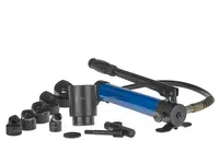 GEKO Děrovač plechu, hydraulický, 22-60 mm, ruční pumpa