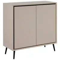 Livetastic KOMODA, černá, pískové barvy, 90/90/38 cm