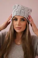 Kesi Fleecová čepice Sonia K201 tmavě šedá