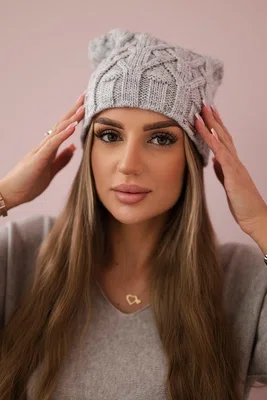 Kesi Fleecová čepice Sonia K201 tmavě šedá