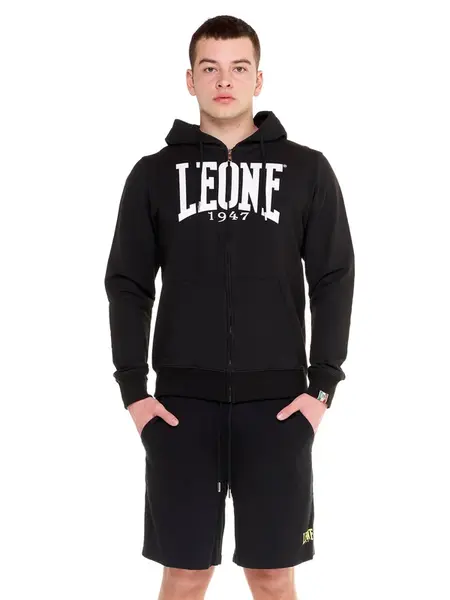 Leone Men's hooded zipsweat jacket